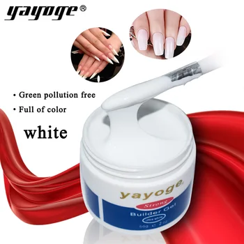 

UK YAYOGE clear nail Builder Gel polish varnish sculpting gel UV LED hard gel Strong sculpting for nail extension 56g long nail
