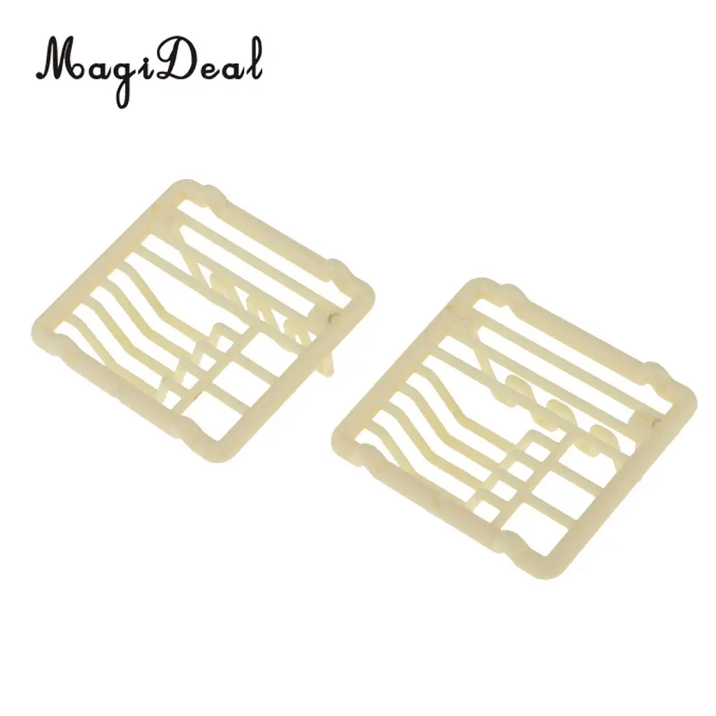 2 Pieces 1/12 Dollhouse Miniature Furniture Dish Rack Holder Kitchen Tableware Room Decor Accessories
