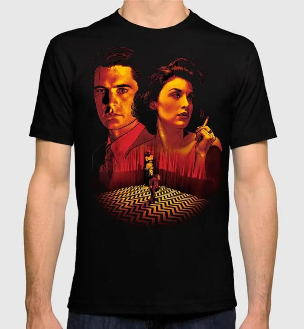 

Twin Peaks Art Tshirt David Lynch Serie TV Twin Peaks Summer Short Sleeve