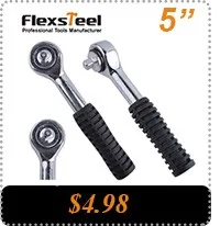 Flexsteel 1 ШТ. 1/" и 3/8" Драйв 72 Зубы Quick Release Реверсивный Ключ трещетка гаечный ключ