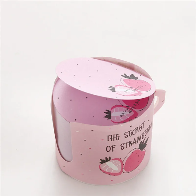 400pcs Fairy Cup Shape Self Adhesive Memos Pads Sticky Notes Planner Stationer