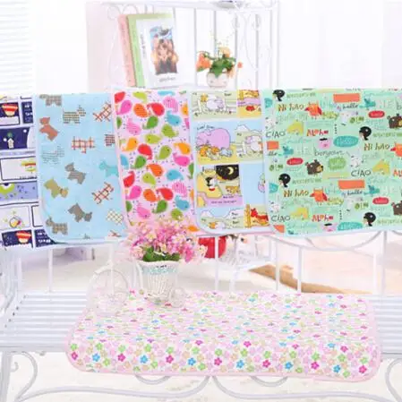 Baby Waterproof Diaper Underpad Cotton Mattress Changing Table Urine Mat Portable Crawling Mat 1PCS