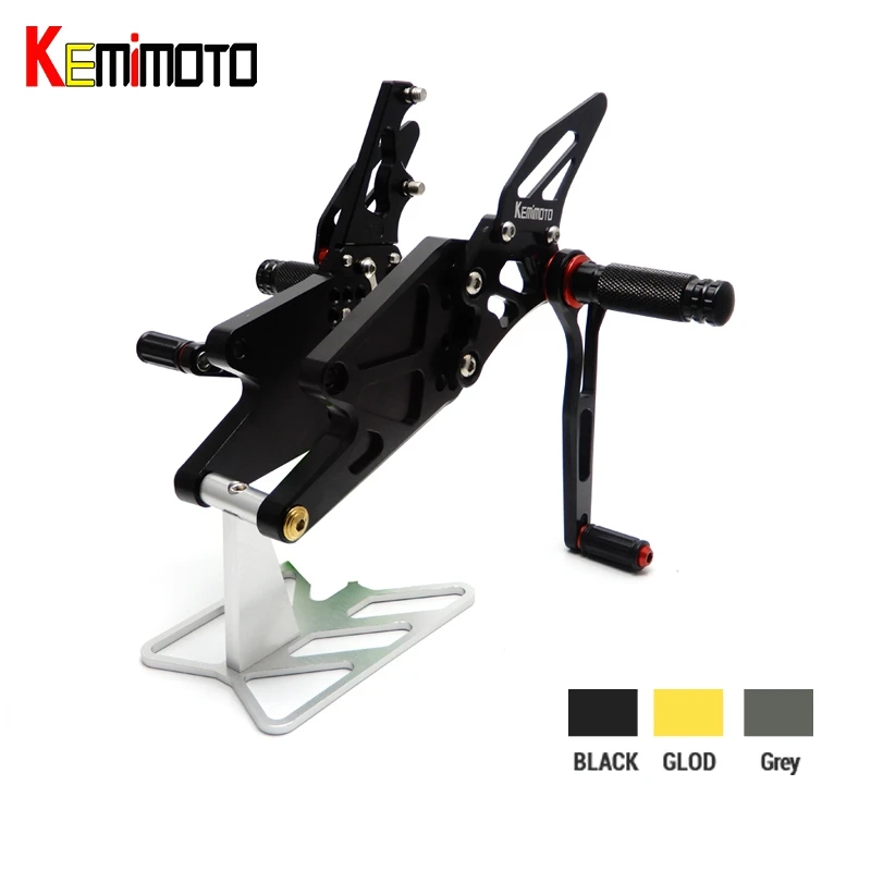 KEMiMOTO MT-03 R3 CNC Adjustable Rear Set Rearsets Footrest For Yamaha YZF R25 R3 2014-2016 & MT-25 2015-2016 New Arrival KEMiMOTO MT-03 R3 CNC Adjustable Rear Set Rearsets Footrest For Yamaha YZF R25 R3 2014-2016 & MT-25 2015-2016 New Arrival