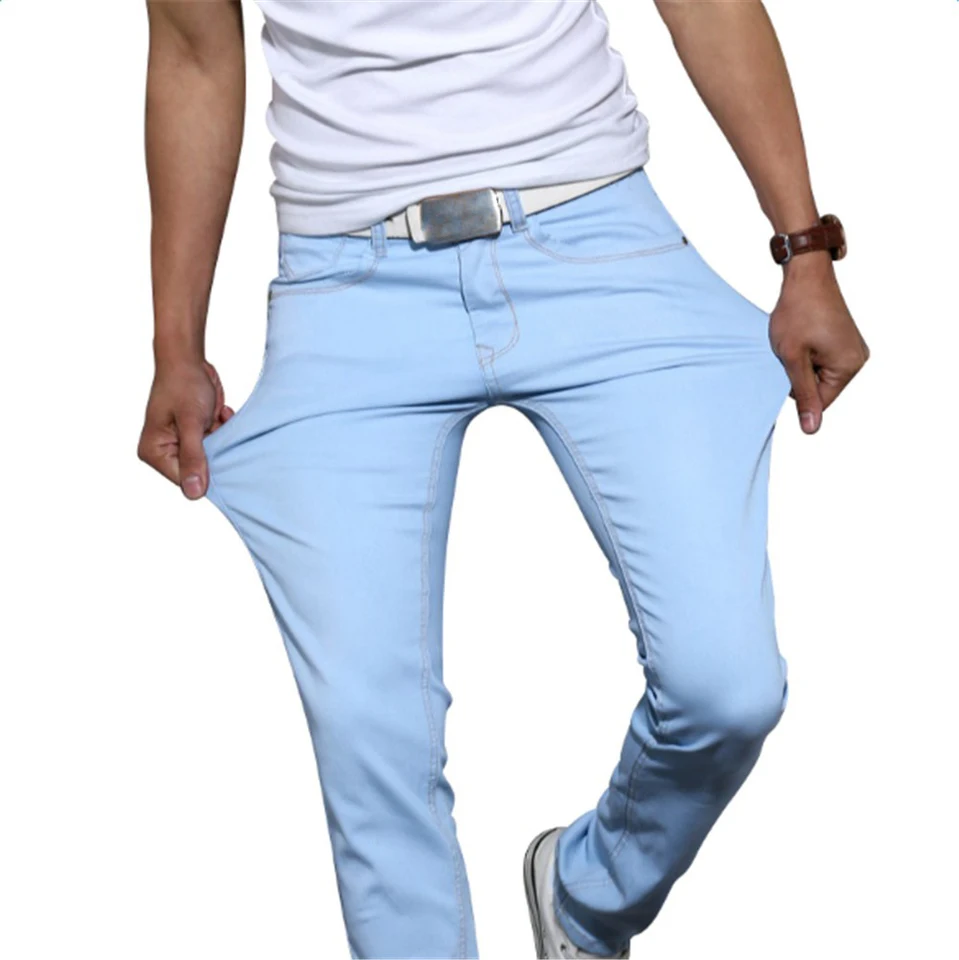 mens stretch skinny pants