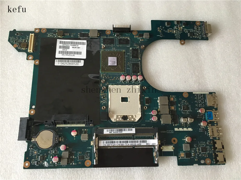 Материнская плата KEFU для ноутбука Dell Inspiron 15R 521R 5525 QCL10 LA-8251P материнская с