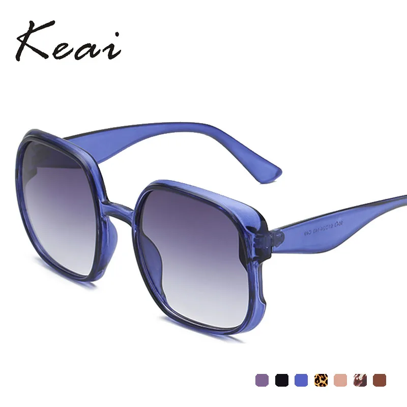 Luxury Gradient Vintage Sunglasses Women Square Sunglass Retro Oversize Sun glasses Female Pink Mirror Eyewear