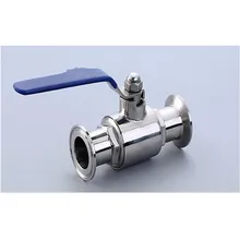 " 51 мм 304 Нержавеющая сталь шаровой кран с тремя входами трехзажимных втулок Тип для Homebrew дневник продукт