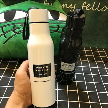 

Cartoon Bullet Travel Stainless Steel Thermos Tumbler Cups Vacuum Flask thermo Water Bottle Tea car Thermocup Customized PE