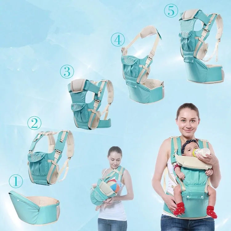 Промо-акция! Детский слинг дышащий Многофункциональный передний облицовочный удобный Младенческий слинг Детский рюкзак мешок обернуть ребенка кенгуру