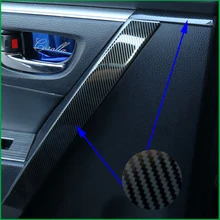 Para Toyota Corolla 2014-2018 Porta Interior Lidar Com Corrimão de Aço Inoxidável Guarnição Tampa Decoração adesivo 8 pcs Acessórios Do Carro