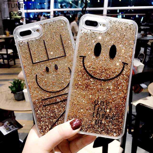 Cheap Luxury Cute Smile Bling Gold foil Nice Glitter Star Dynamic Liquid Quicksand Phone Case For iPhone 6 6S Plus 7 8 Plus X 10 Cases Cheap Luxury Cute Smile Bling Gold foil Nice Glitter Star Dynamic Liquid Quicksand Phone Case For iPhone 6 6S Plus 7 8 Plus X 10 Cases