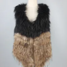 Женские куртки из натурального кроличьего меха с воротником из меха енота, вязаные куртки из меха кролика рекс