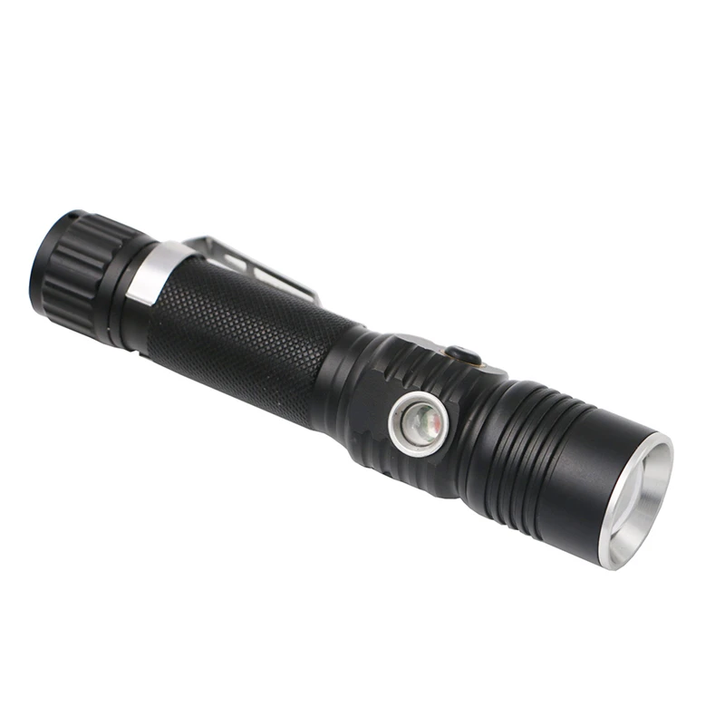AIMIHUO Cree XML-T6 LED Flashlight USB Charging UV Flashlight Waterproof Light LED Torch T6 Lamp For Rechargeable 18650 Battery (3)