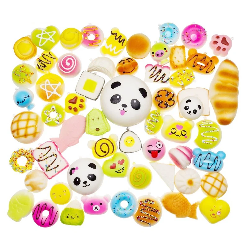 30 шт. мини смешанные сжимаемые медленно восстанавливающие форму искусственная