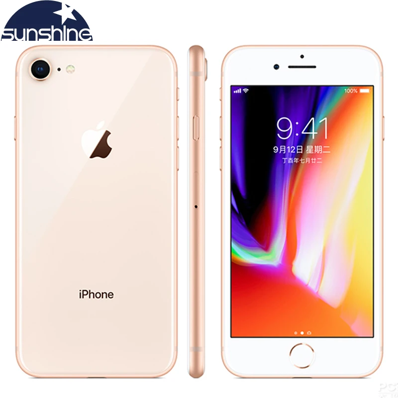 Оригинальный Apple iPhone 8 4G LTE мобильный телефон 4 7 '཈. 0 MP 2G ram 256 GB/64 GB rom
