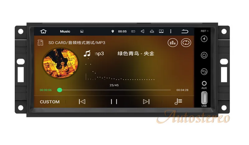 Excellent New Android7.1 Quad core Car radio DVD player GPS navigation radio Stereo for JEEP Wrangler Compass 2007-2013 Dodge Autostereo 14