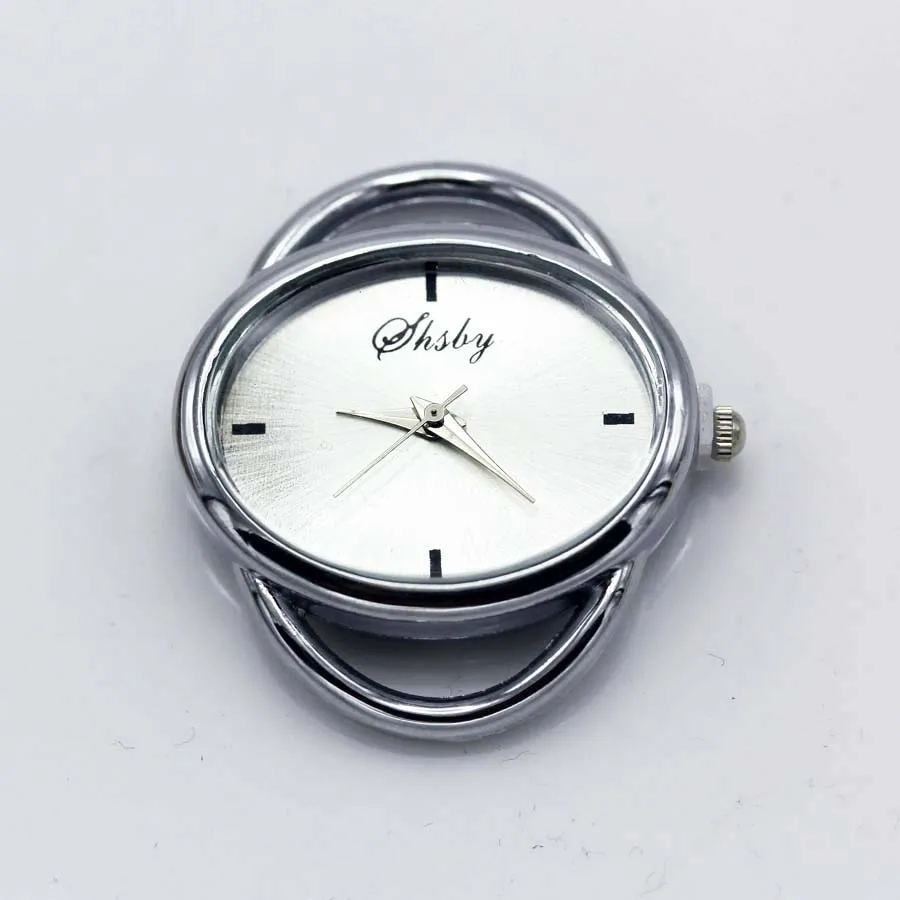 Shsby Diy персональные овальные золотые серебряные часы с веревочкой, круглый стол, основной ремешок для часов, аксессуары для часов