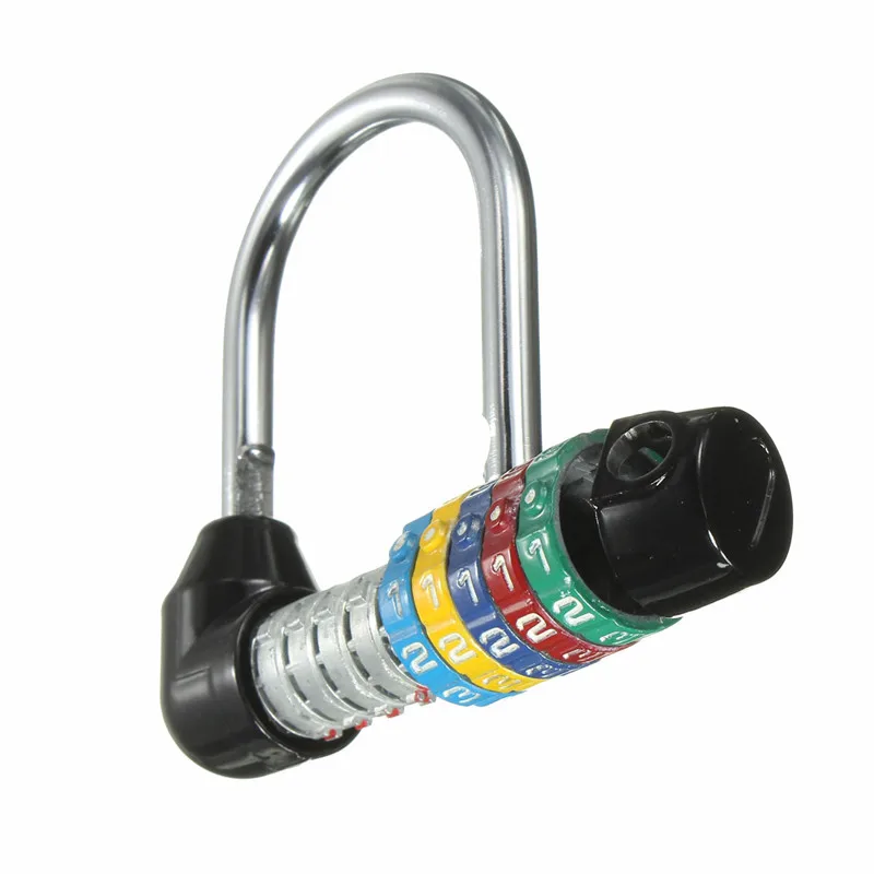 

Zinc Alloy 5 Dial Digit Number Combination Travel Security Safely Code Password Lock Combination Padlock Approx 66x66x20mm