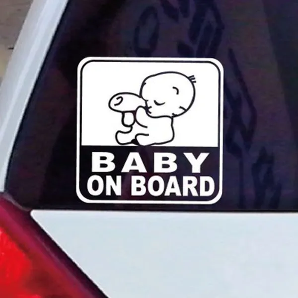 

Safurance 11x11cm Baby on Board Reflective Car Stickers Auto Truck Vehicle Motorcycle Decal Warning Safety