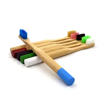 

Wholesale 6 Types Kids Low Carbon Bamboo Toothbrush Soft Head Suitable Size Special Handle Natural Toothbrush