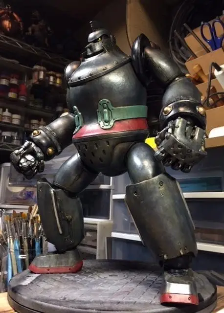 

Unpainted GK Garage Resin Robot Gigantor/tetsujin 28 Iron Man Model Kit