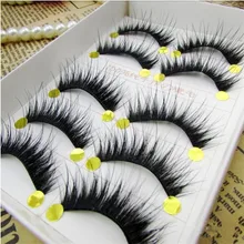 Высокое качество 5 пар/кор., 3 коробок накладные ресницы длинные толстые крест макияж beauty накладные ресницы поддельные ресницы расширение инструменты