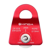 Портативный профессиональный мобильный фланг пластины шкив шестерни альпинизма скалолазание спасательные высокая высота каретки шкив