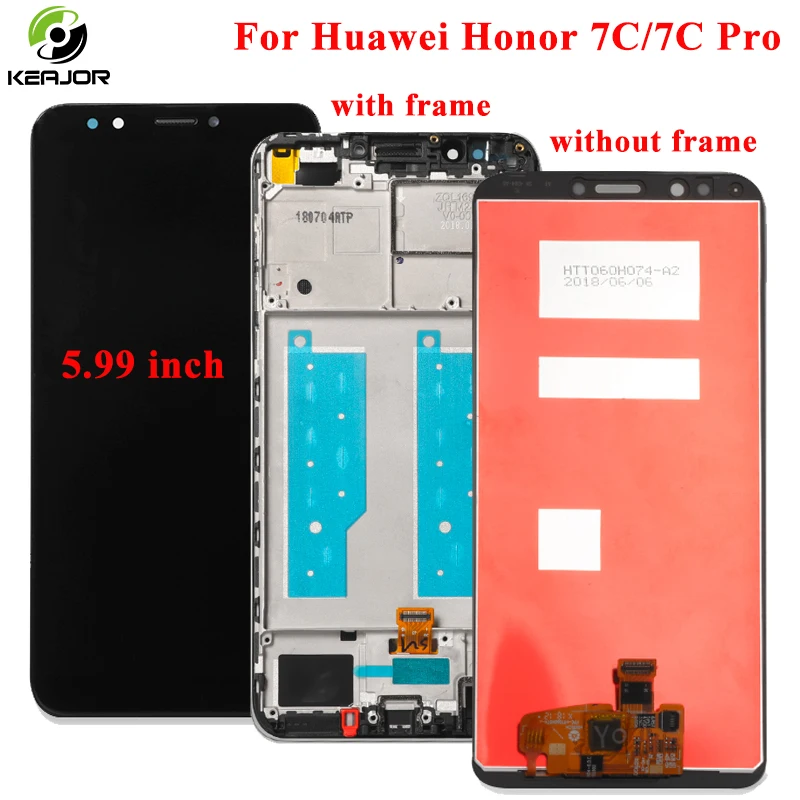 

For Huawei Honor 7C Pro LCD Display+touch screen+frame replacement display for huawei Honor 7C lcd display 1440X720 5.99inch