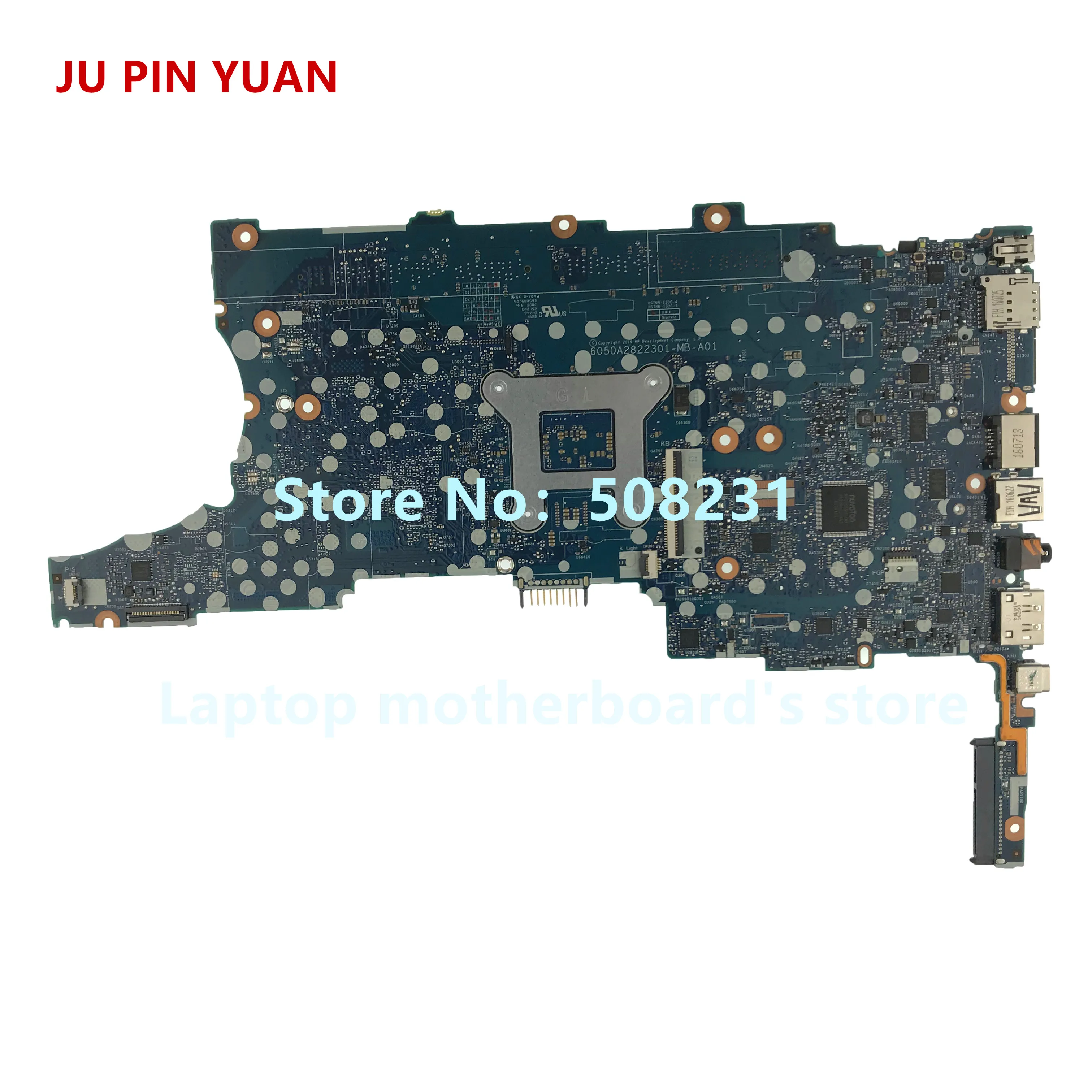 Top JU PIN YUAN 829089-001 826089-601 LA-C492P for HP ENVY NOTEBOOK 14-J 14T-J Laptop Motherboard  i5-6200U 4GB fully Tested 92