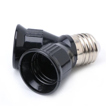 

E27 1 to 2 E27 LED Light Lamp Bulb Adapter Converter Split Splitter Base Socket