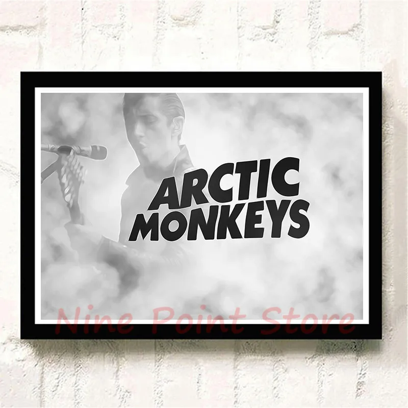 Рок-Группа Arctic Monkeys с белым покрытием бумажные плакаты настенные домашний бар плакаты домашний Декор подарок бескаркасные