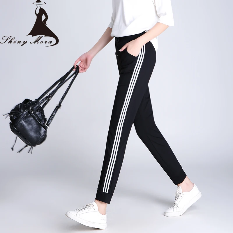 shiny sweatpants