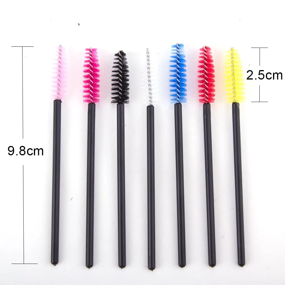 50/100Pcs Disposable Eyebrow Brush Mascara Wands Applicator Spoolers Eye Lashes Brushes Eyelash Extension Makeup Accessories