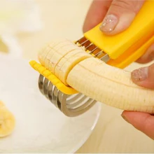 1psc нержавеющая сталь нож для бананов фруктов овощей колбасный нож салат Sundaes инструменты для приготовления пищи Кухонные Аксессуары Гаджеты