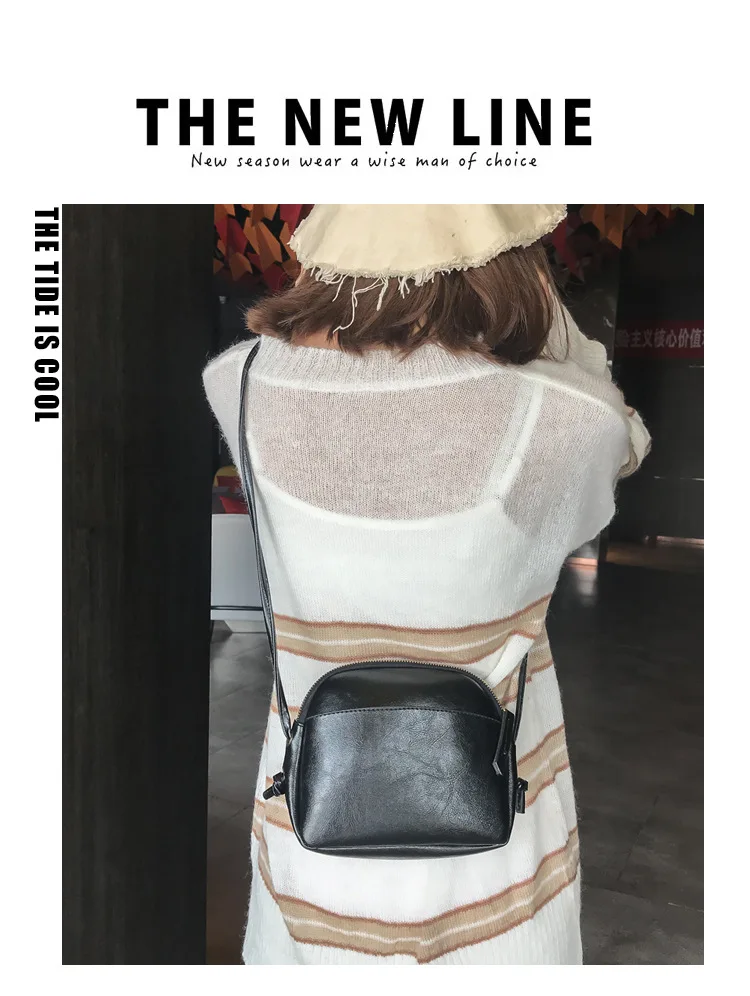 Корейский стиль девушки сумка PU кожаные чехол женский сумка Портативный маленькая сумка через плечо сумка мини-сумка карман для