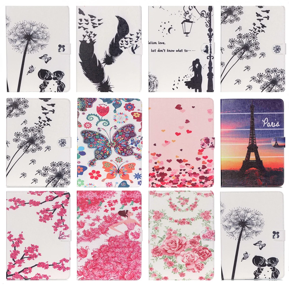 

Cute butterfly plum blossom Leather Case cover For Samsung Galaxy Tab3 7.0 Lite T110 T111 Tablet case For Samsung T113 T116