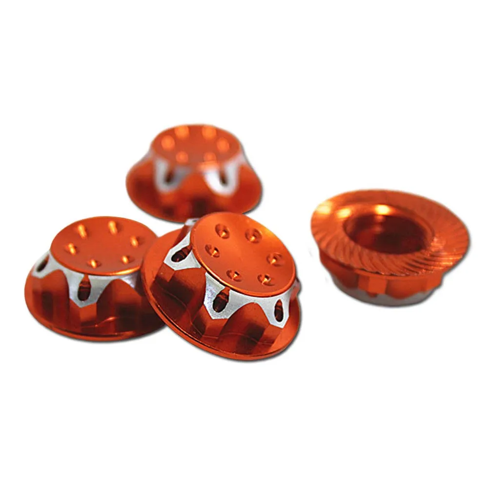 

4PCS 17MM Dust Lock Nut Adapter For 1/8 Buggy/Truck WHEEL RC HPI LOSI HB AE MUGEN TEAMC