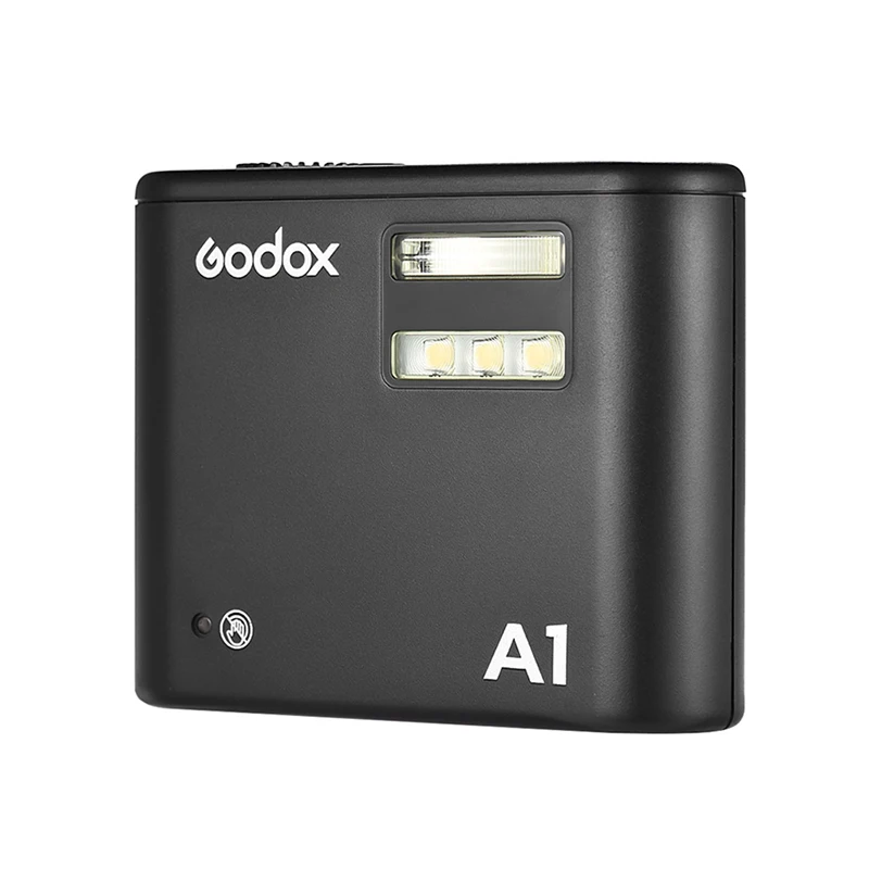 Godox A1 смартфон вспышка Системы 2,4G 433 МГц Беспроводной вспышка триггер Постоянный СВЕТОДИОДНЫЙ светильник с Батарея для iPhone 6S 7 plus