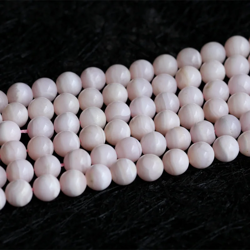 Натуральный розовый кальцит круглые ювелирные бусины 10 мм 12 мм 1" 05104