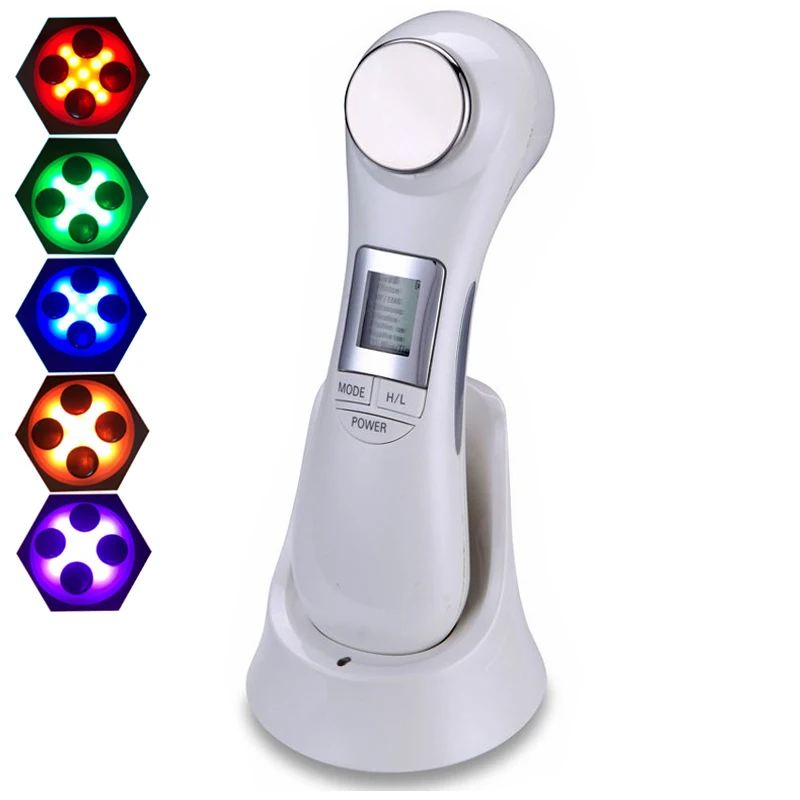 5 in 1 Ultrasonic Face RF EMS LED Photon Rejuvenation Machine Facial