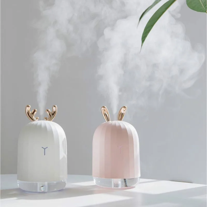 

NAGOMI 220ml Air Humidifier Aroma essential oil diffuser USB ultrasonic Shape 7Color Changing LED Lights for Home Office N20B