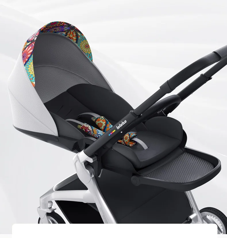 Newborn portable foldable light weight baby strollerколяскаreversable high landscape kids' baby str