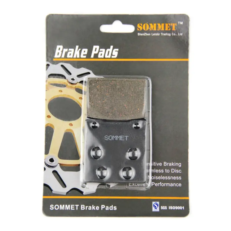 

SOMMET Motorcycle Rear Brake Pads Disks 1 pair for Suzuki GSXR1100 GSXR 1100 (86-98) LT63