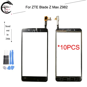 

Sensor Digitizer For ZTE Blade Z Max Zmax Touch Panel Z982 Outer Glass Screen With Flex Cable For ZTE Z982 Touch Screen 10PCS