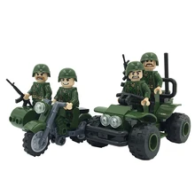 8001 Military Model Reconnaissance Detachment Assembling Building Blocks Toys surreal detachment