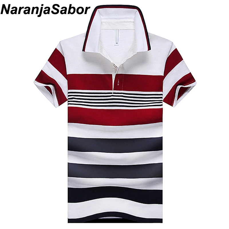 NaranjaSabor 2018 Summer Men s Polo Shirt Casual font b Slim b font Mens Short Sleeve