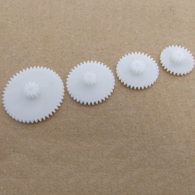 10PCS 36092B Aperture 2mm Plastic Gears Double deck Reduction Gears