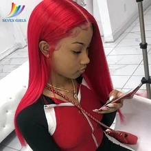 Best Price Sevengirls Grade 10A Red Virgin Hair Wigs Brazilian Straight Natural Hairline Preplucked Full Lace Human Hair Wigs Free Shipping Best Price Sevengirls Grade 10A Red Virgin Hair Wigs Brazilian Straight Natural Hairline Preplucked Full Lace Human Hair Wigs Free Shipping