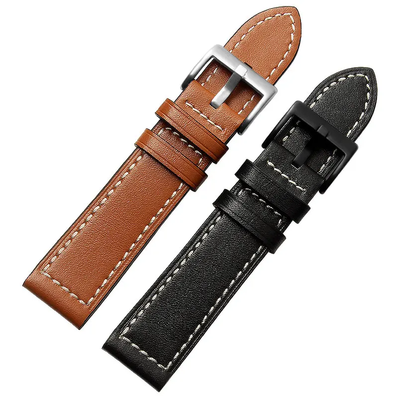 Handmade Retro Genuine Leather Watch Band Strap for Citizen Watch18mm