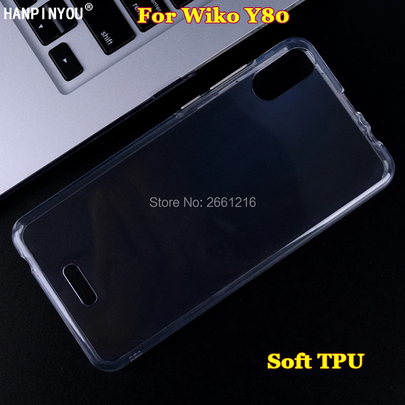 

For Wiko Y80 5.99" Ultra Thin Soft TPU Silicon Gel Transparent Camera Protect Case Back Cover